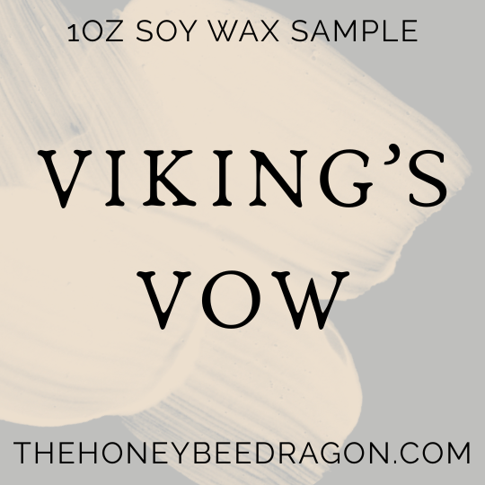 ⚔️ Viking’s Vow | Sandalwood, Moss & Fir Needle | Earthy Fantasy Candle