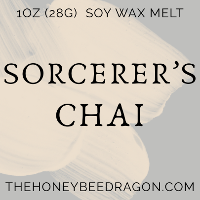 🧙♂️ Sorcerer’s Chai | Cardamom, Cinnamon & Vanilla Bean | Spiced Magic Candle