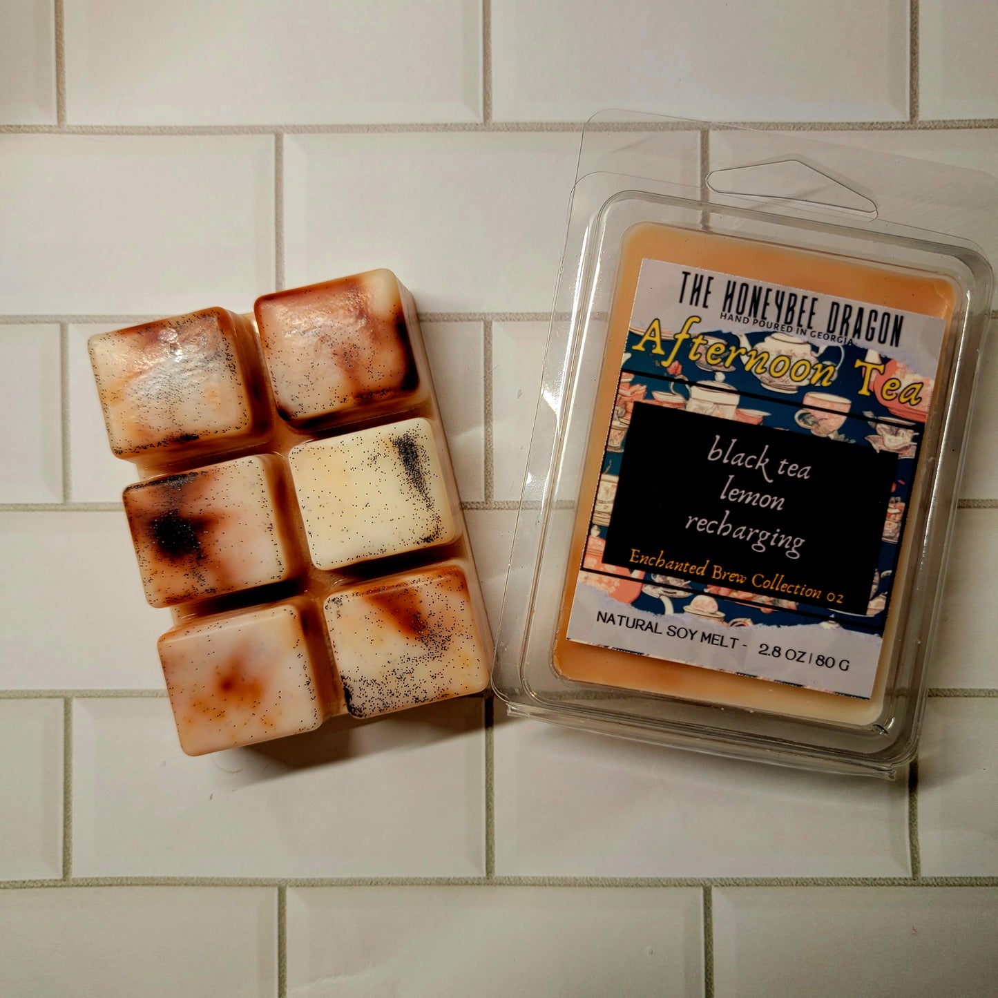 Tea & TBR Bookish Wax Melts | Bergamot, Black Tea & Lavender