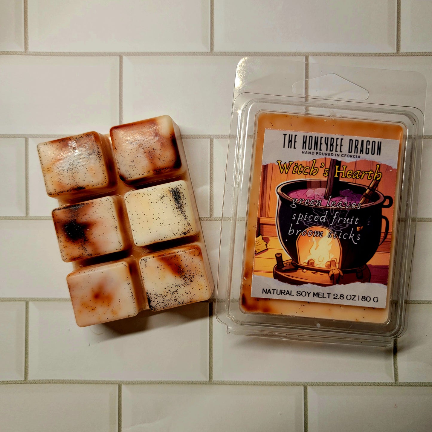 Autumn's Hearth Wax Melts | Apple, Spices & Vanilla | 2.8 oz Soy