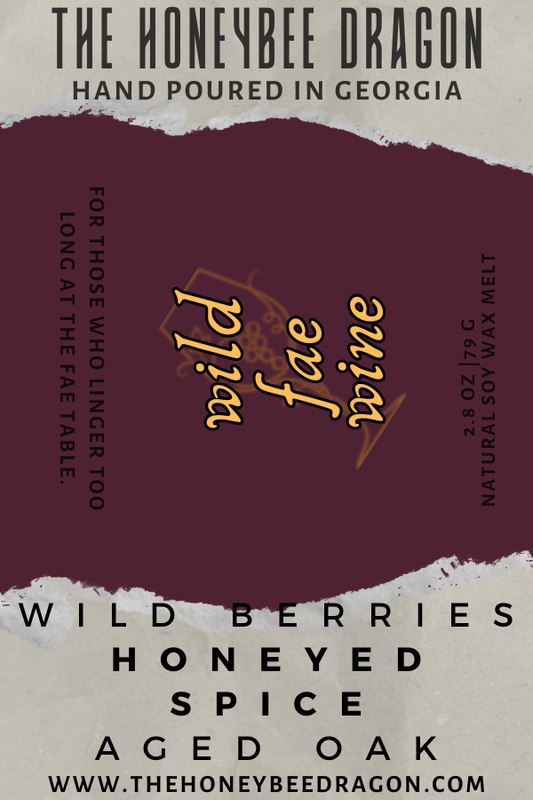 🍷 Wild Fae Wine Candle | Mead, Wild Berries & Oak
