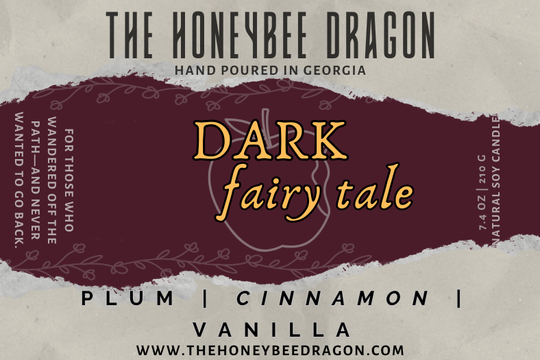 Dark Fairytale Candle | Plum, Violet & Vanilla | 7.4 oz Soy