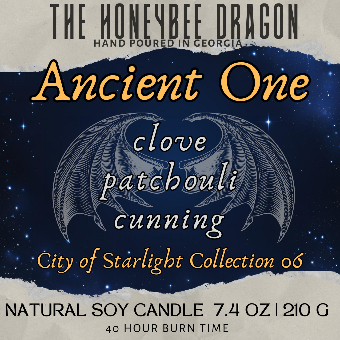 Ancient One Bookish Wax Melts | Clove, Mandarin & Patchouli | 2.4 oz Soy