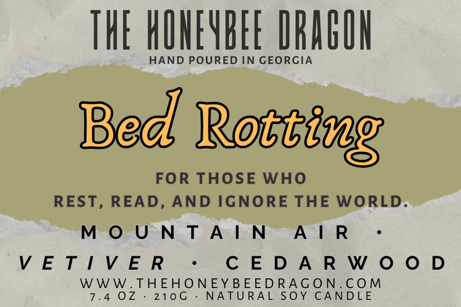 π΄ Bed Rotting | Mountain Air, Vetiver & Cedarwood | Clean Cozy Candle