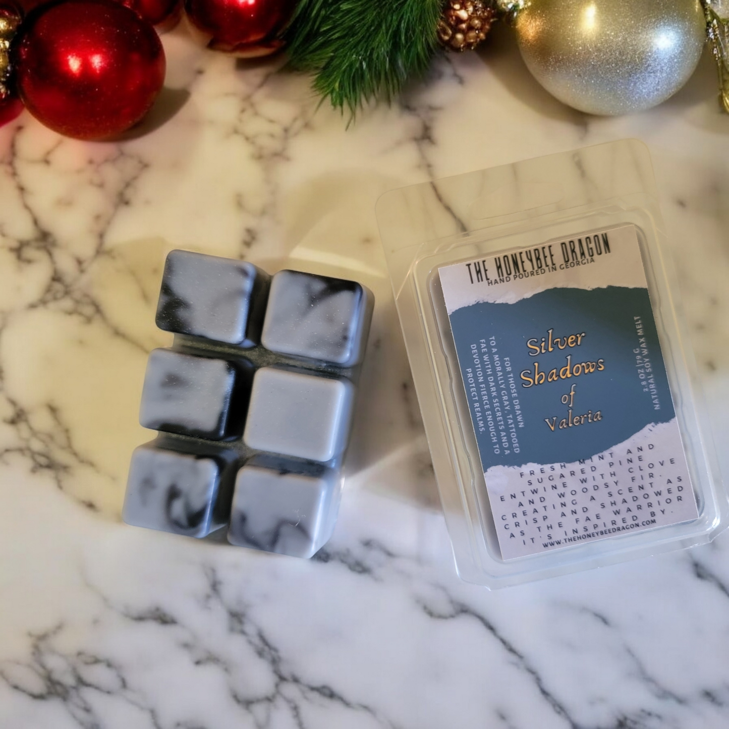Silver Pines Wax Melts | Fresh Mint, Clove & Holly Berry | 2.8 oz Soy