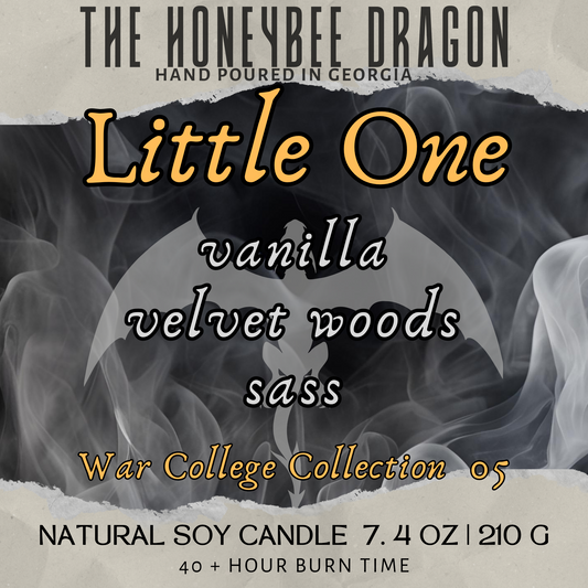 Little One Bookish Candle | Bonfire Marshmallow, Maple & Vanilla | 7.5 oz Soy