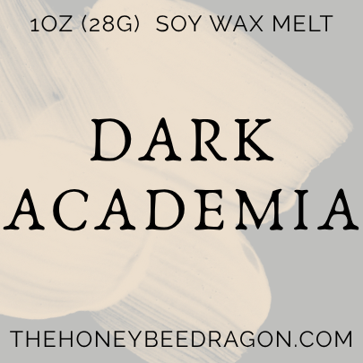 🖋 Dark Academia | Parchment, Oakmoss, Ink & Cedarwood | Scholarly & Mysterious Candle