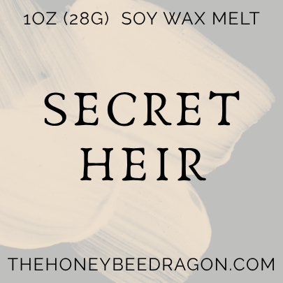 👑 Secret Heir | Honey, Peach, Cacao & Grapefruit | Royal Fantasy Candle