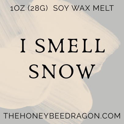 ❄️ I Smell Snow | Blue Spruce, Rhubarb & Amber Resin | Winter Magic Candle