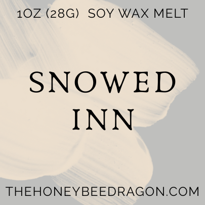 ⛰️Snowed Inn | Lemon, Sage & Amber | Cozy Winter Bookish Candle