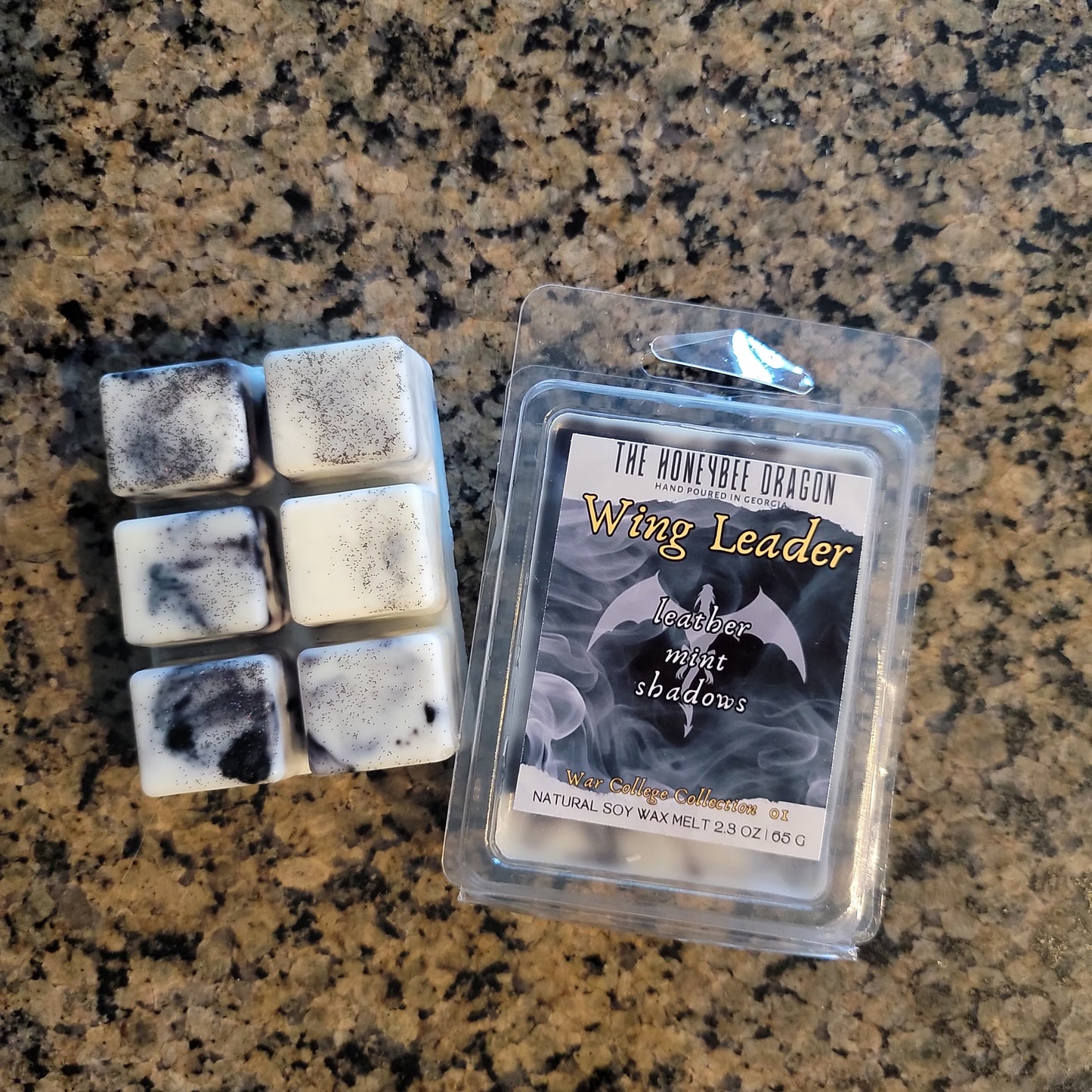 Wing Leader Bookish Wax Melts | Eucalyptus, Mint & Leather | 2.4 oz Soy