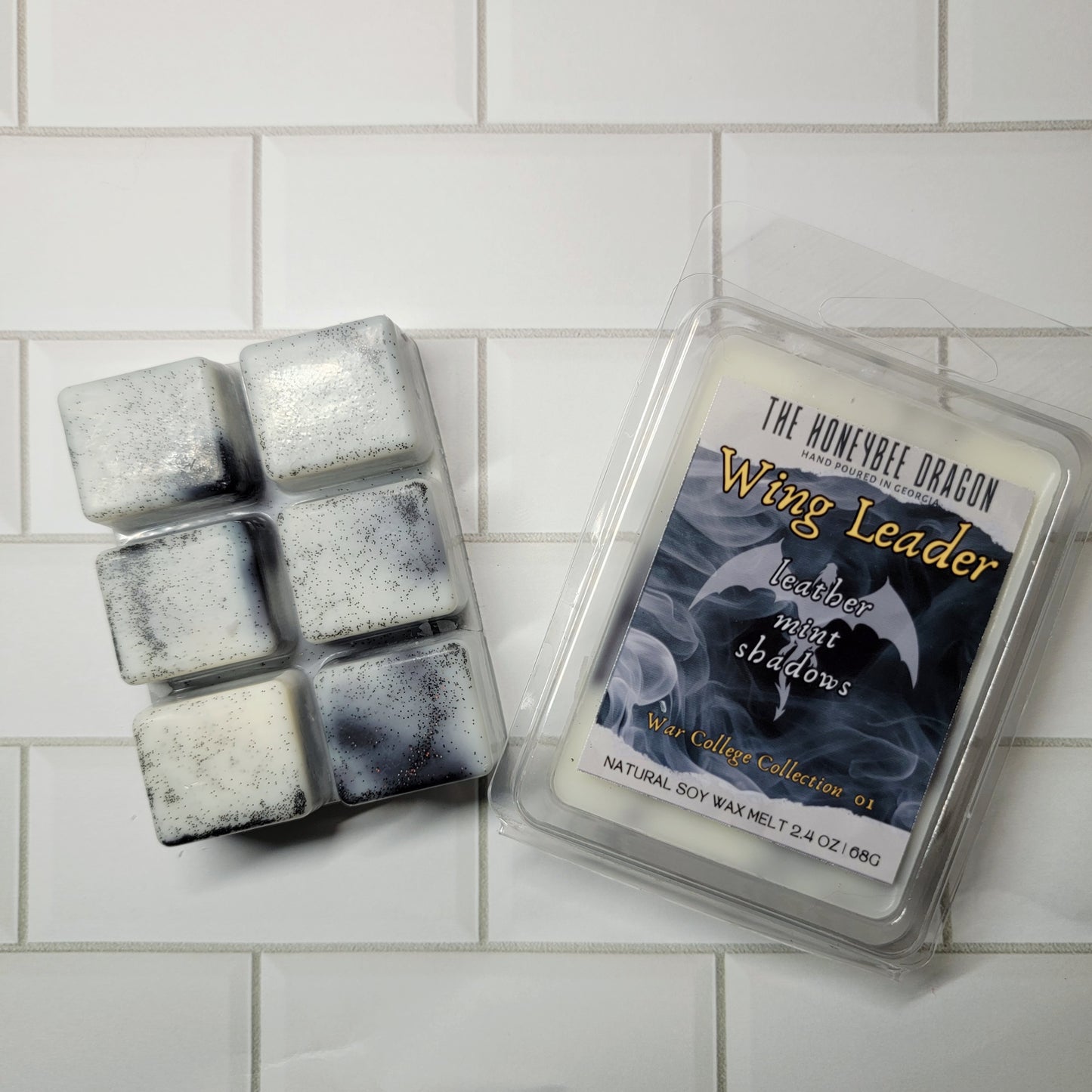 Wing Leader Bookish Wax Melts | Eucalyptus, Mint & Leather | 2.4 oz Soy