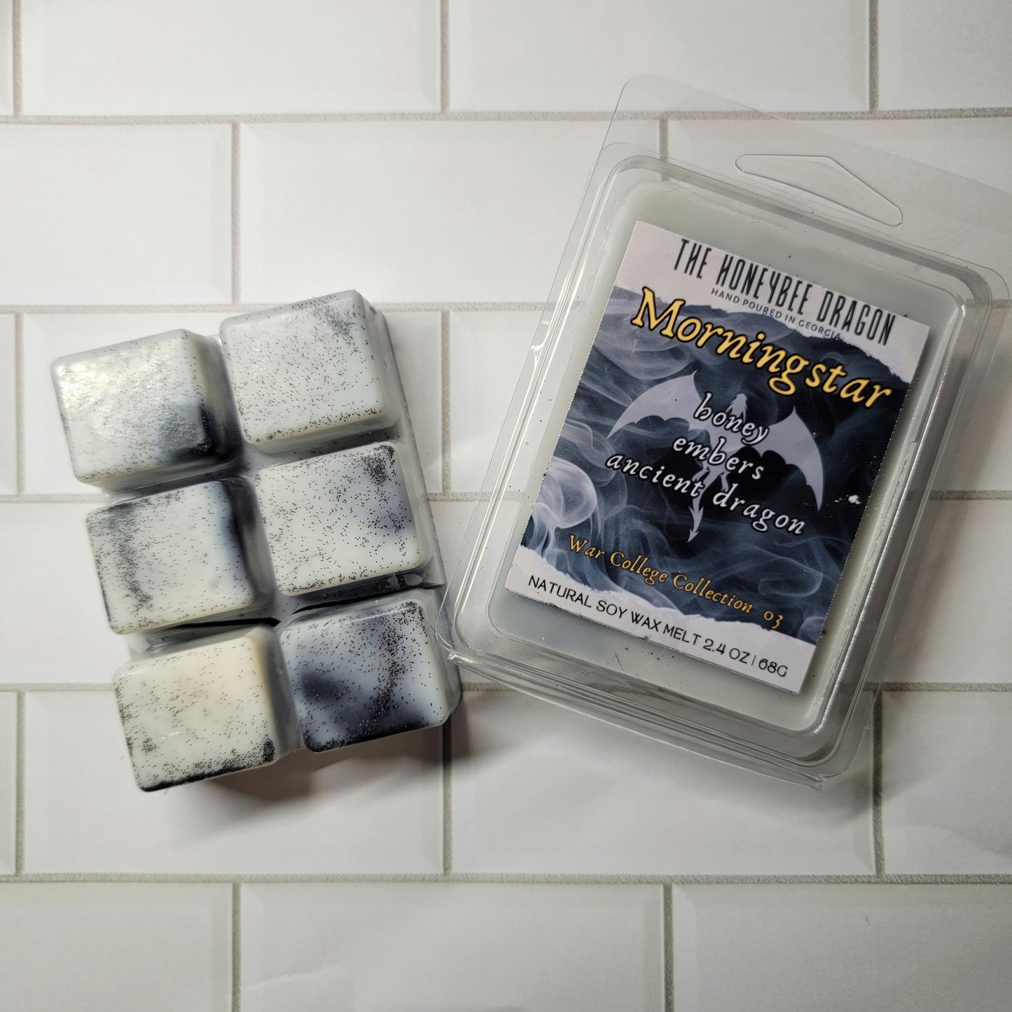 Morningstar Bookish Wax Melts | Honey, Bergamot & Tobacco | 2.4 oz Soy