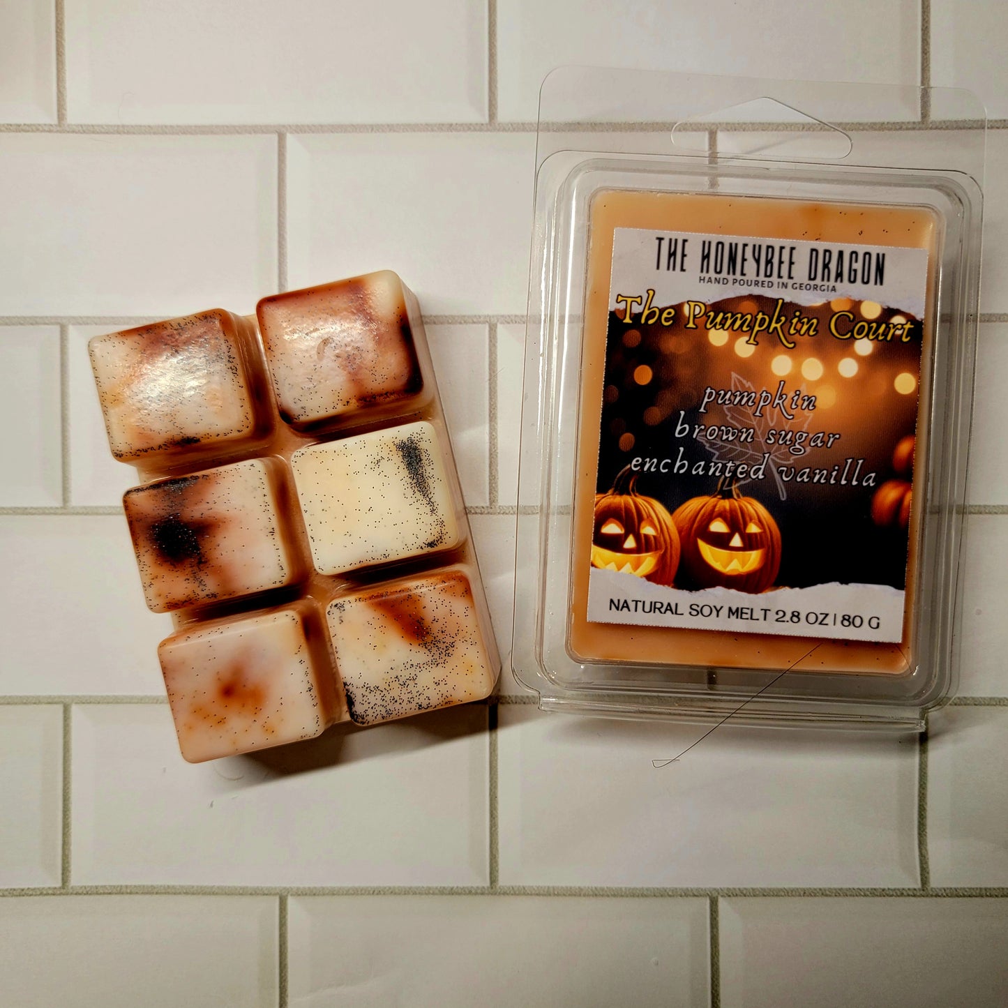 The Pumpkin Court Bookish Wax Melts | Pumpkin, Brown Sugar & Vanilla | 2.8 oz Soy