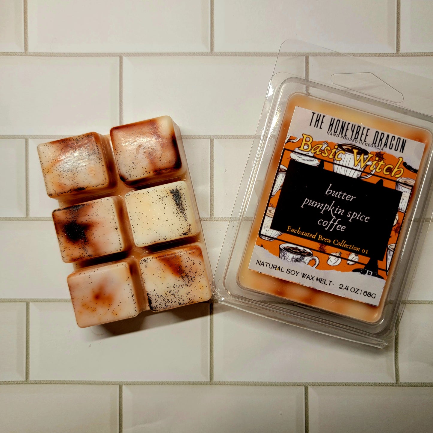 Basic Witch Bookish Wax Melts | Pumpkin Spice, Buttercream & Coffee | 2.4 oz Soy