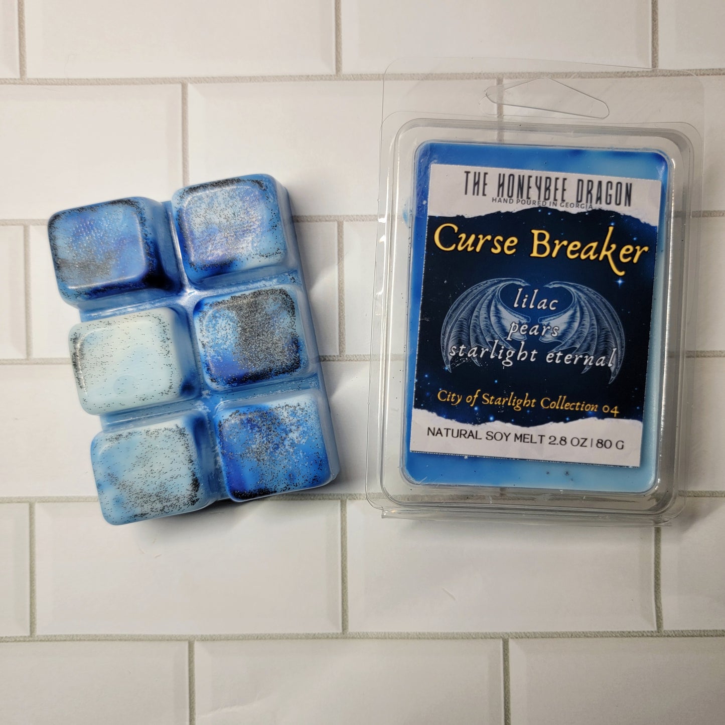 Cursebreaker Bookish Wax Melts | Green Leaves, Pear & Lilac | 2.4 oz Soy