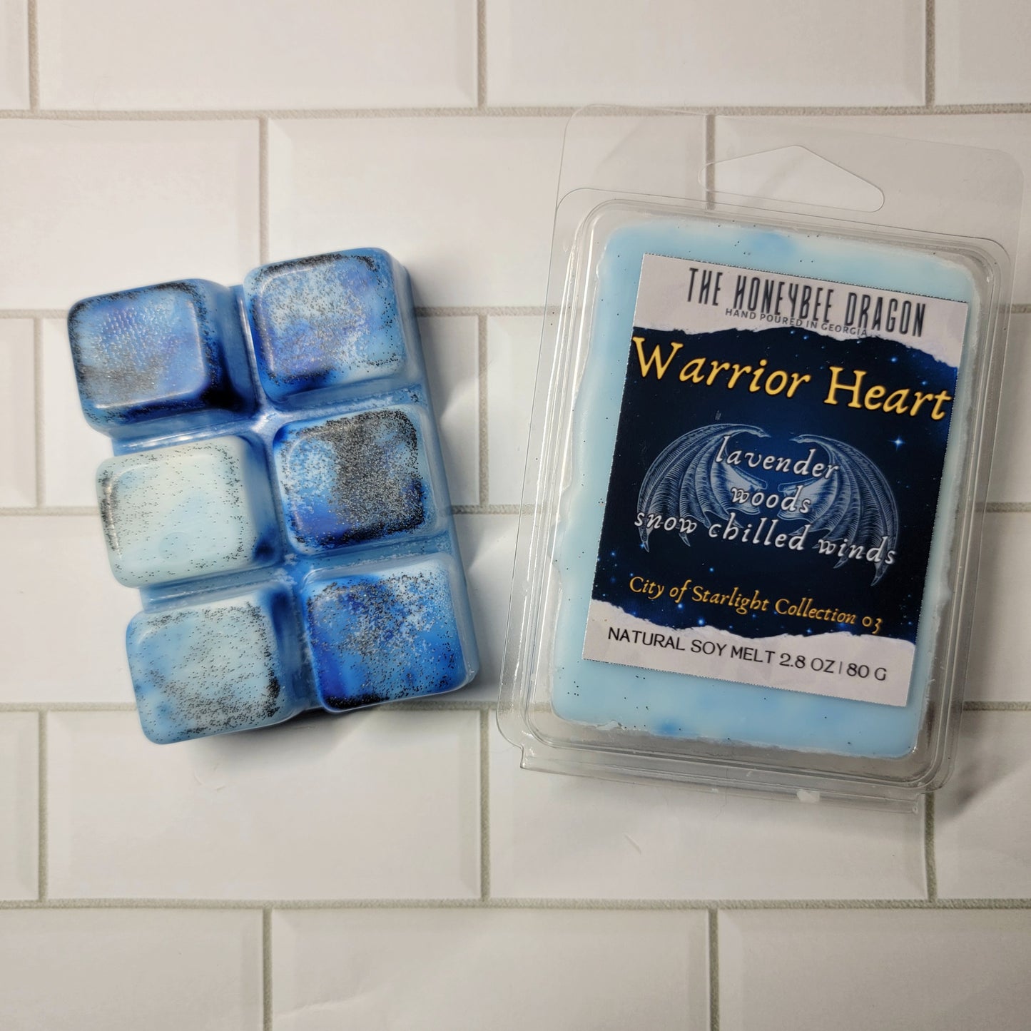 Warrior Heart Bookish Wax Melts | Vanilla, Lavender & Smokey Musk | 2.4 oz Soy