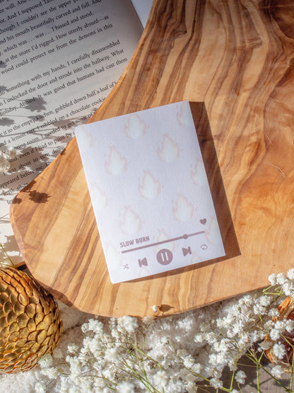 Slow Burn Sticky Notes