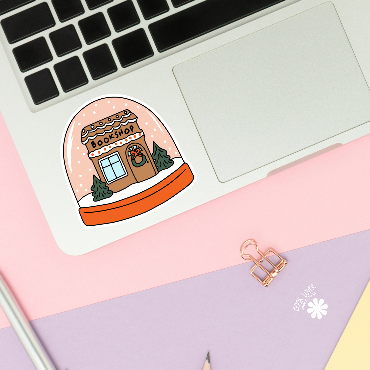 Winter Bookshop Sticker | Matte Bookish Sticker | 2''