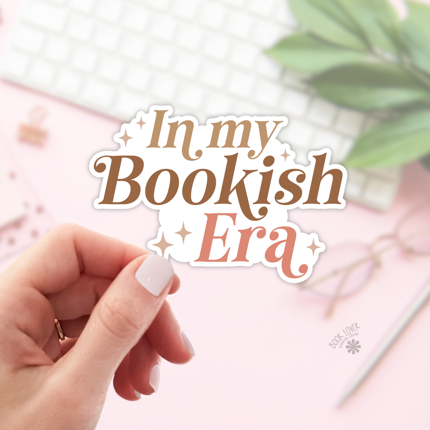 In My Bookish Era Sticker | Matte Bookish Sticker | 2''