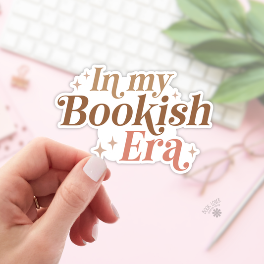 In My Bookish Era Sticker | Matte Bookish Sticker | 2''