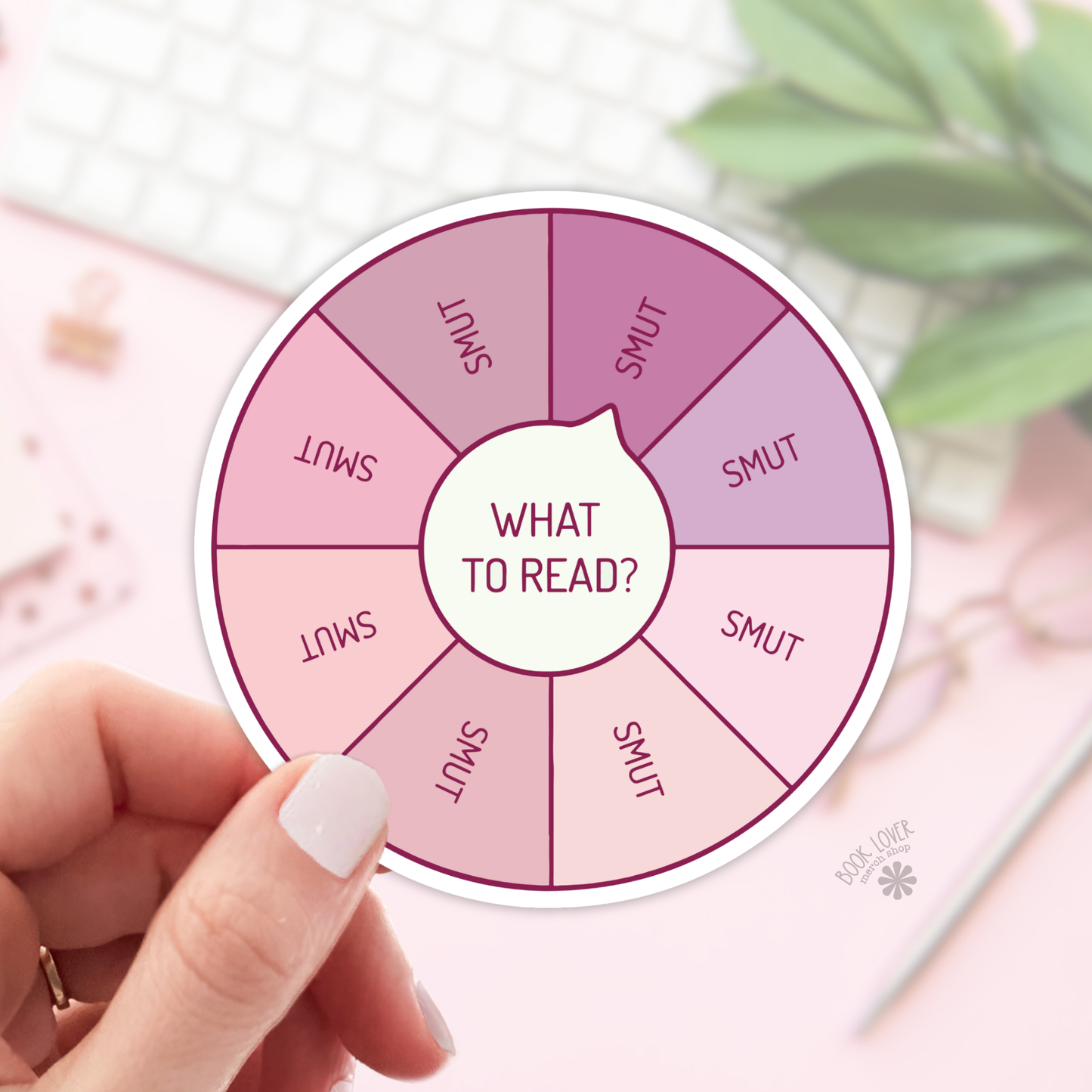 What To Read? Smut Sticker | Matte Bookish Sticker | 2''