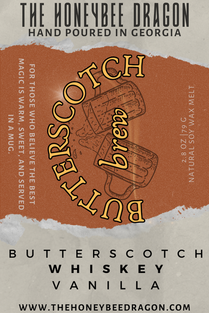 🧙‍♀️ Butterscotch Brew | Butterscotch Cream & Bourbon | Cozy Fantasy Candle