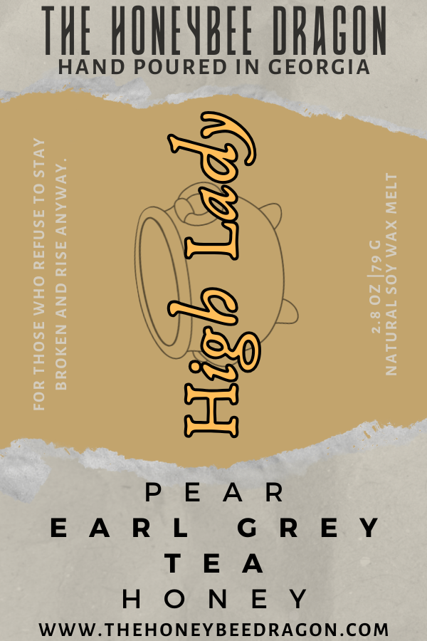 👑 High Lady | Pear, Honey & Earl Grey | Soft Power Fae Candle