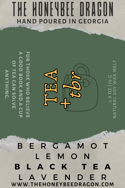 Tea & TBR Bookish Wax Melts | Bergamot, Black Tea & Lavender