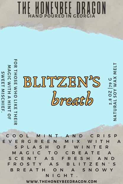 🦌 Blitzen’s Breath Candle | Evergreen & Peppermint