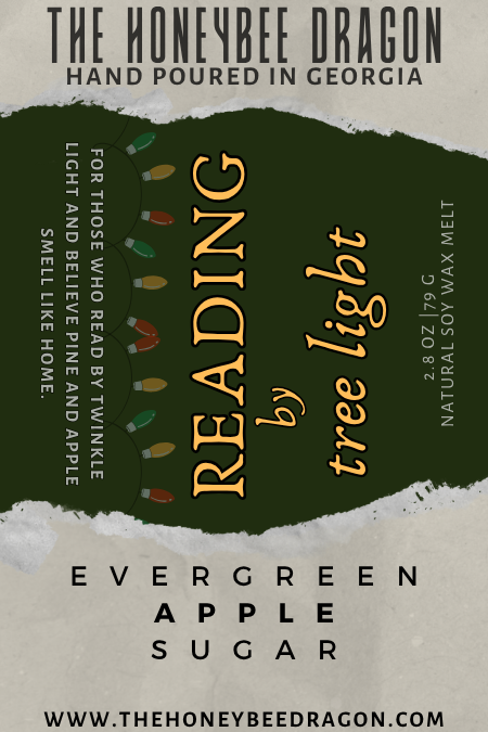 🎄Reading by Tree Light | Pine, Apple & Sugar | Cozy Holiday Bookish Scent