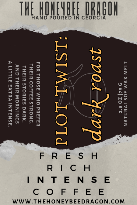☕ Plot Twist: Dark Roast | Fresh, Rich, Intense Coffee | Limited Run Candle
