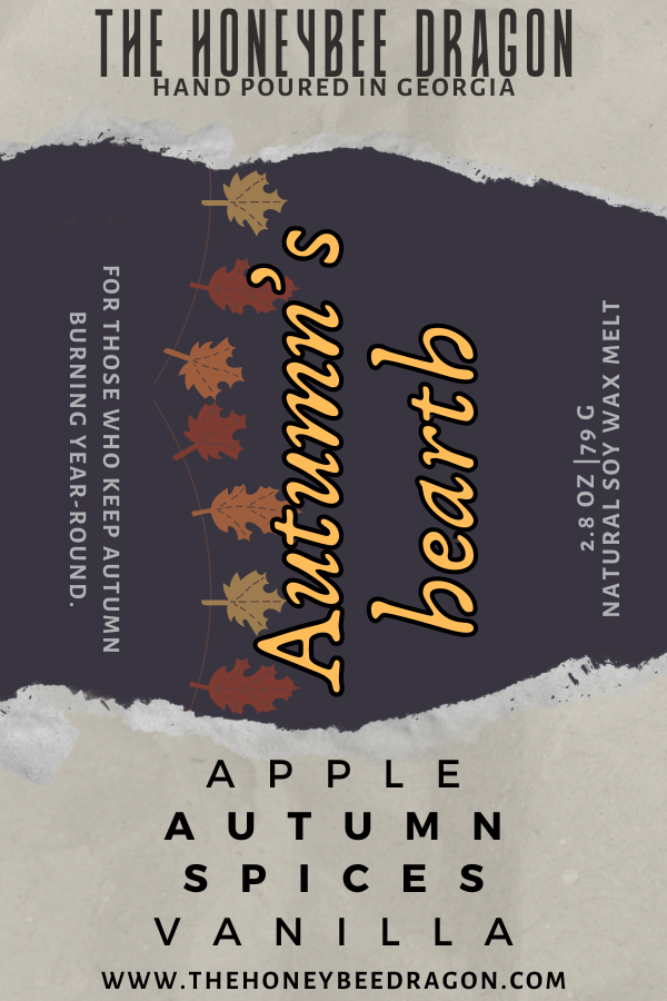 Autumn's Hearth Candle | Apple, Spices & Vanilla | 7.5 oz Soy