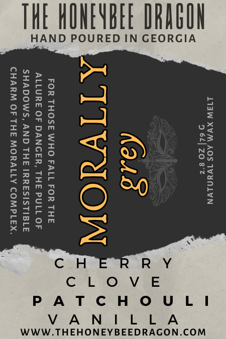 🩶 Morally Grey | Cherry, Clove, Patchouli & Vanilla | Antihero Candle