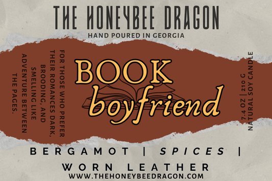 📚 Book Boyfriend | Bergamot, Spices & Worn Leather | Dark Romance Candle