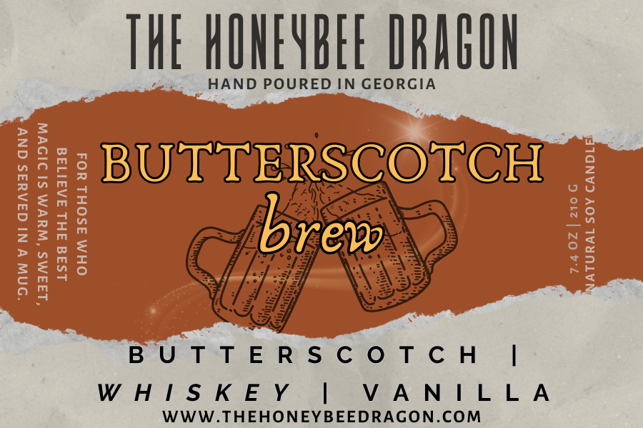 🧙‍♀️ Butterscotch Brew | Butterscotch Cream & Bourbon | Cozy Fantasy Candle