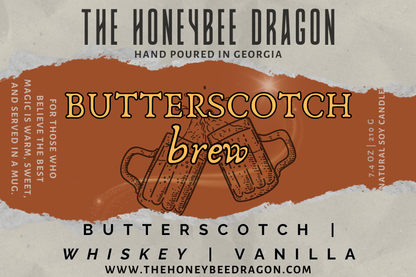🧙‍♀️ Butterscotch Brew | Butterscotch Cream & Bourbon | Cozy Fantasy Candle