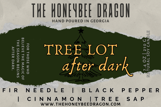 🌲 Tree Lot After Dark | Fir Needle, Black Pepper & Cinnamon | Cozy Holiday Bookish Scent