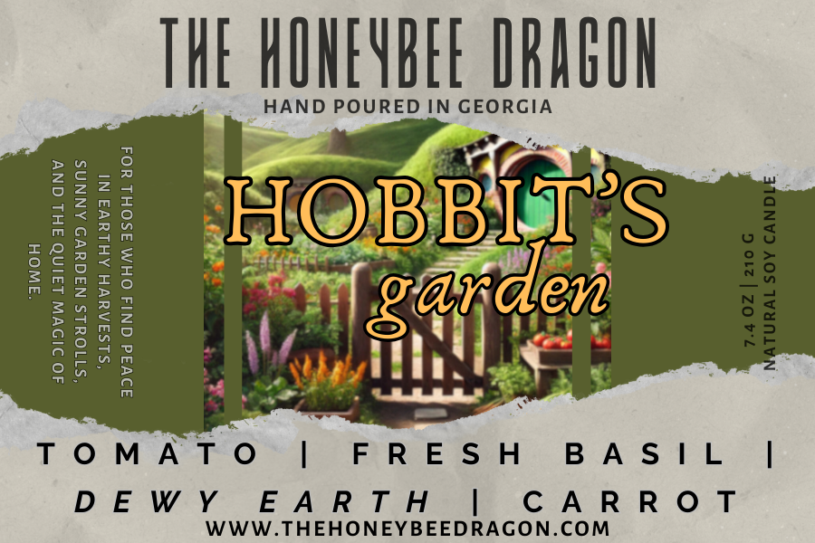 Hobbit’s Garden Candle | Tomato, Basil & Dewy Earth | 7.4 oz Soy