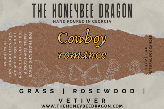 Cowboy Romance Candle | Bergamot, Sagebrush & Vetiver | 7.4 oz Soy