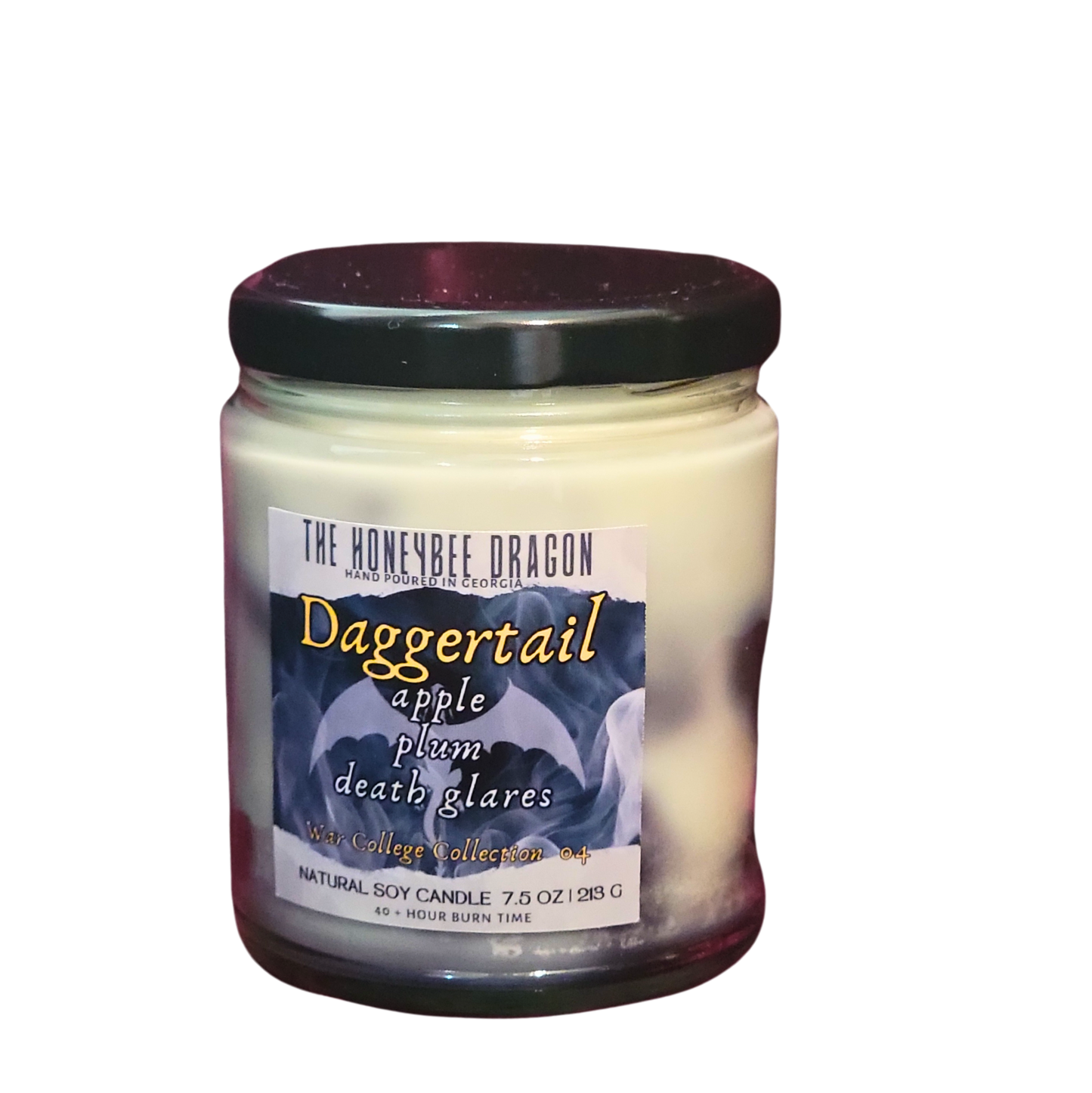 Daggertail Bookish Candle | Apple Plum | 7.5 oz Soy