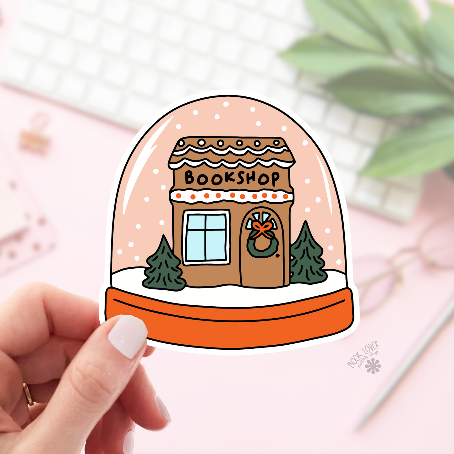 Winter Bookshop Sticker | Matte Bookish Sticker | 2''