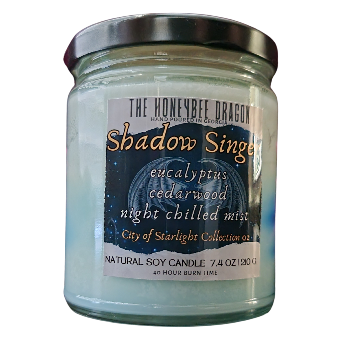 Shadowsinger Bookish Candle | Citrus, Cinnamon & Cedarwood | 7.5 oz Soy