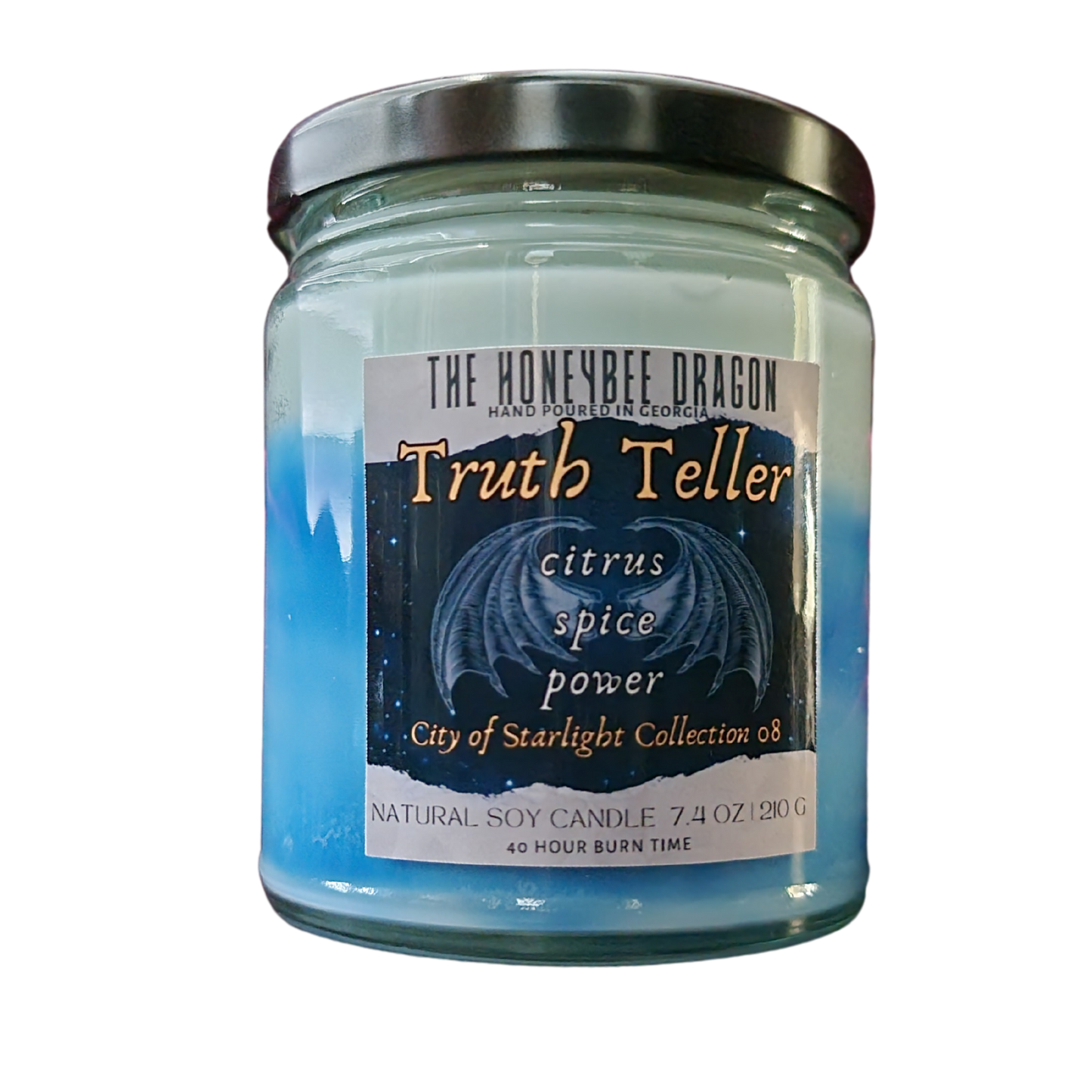 Truth Teller Bookish Candle | Citrus, Spice & Oak | 7.5 oz Soy