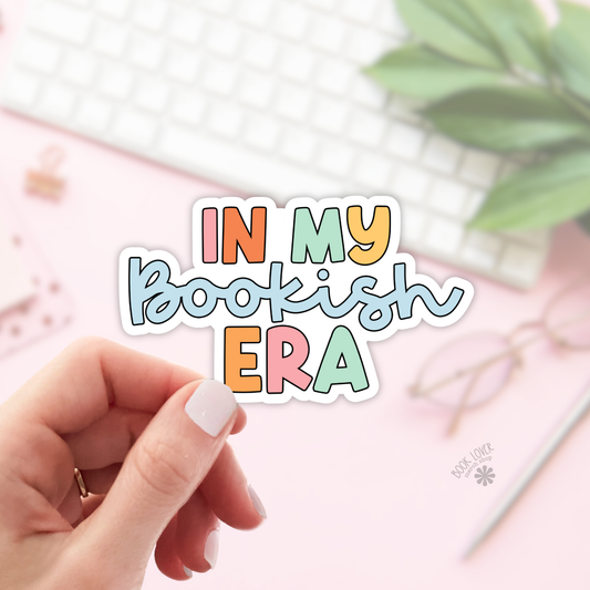 In My Bookish Era Sticker | Matte Bookish Sticker | 2''