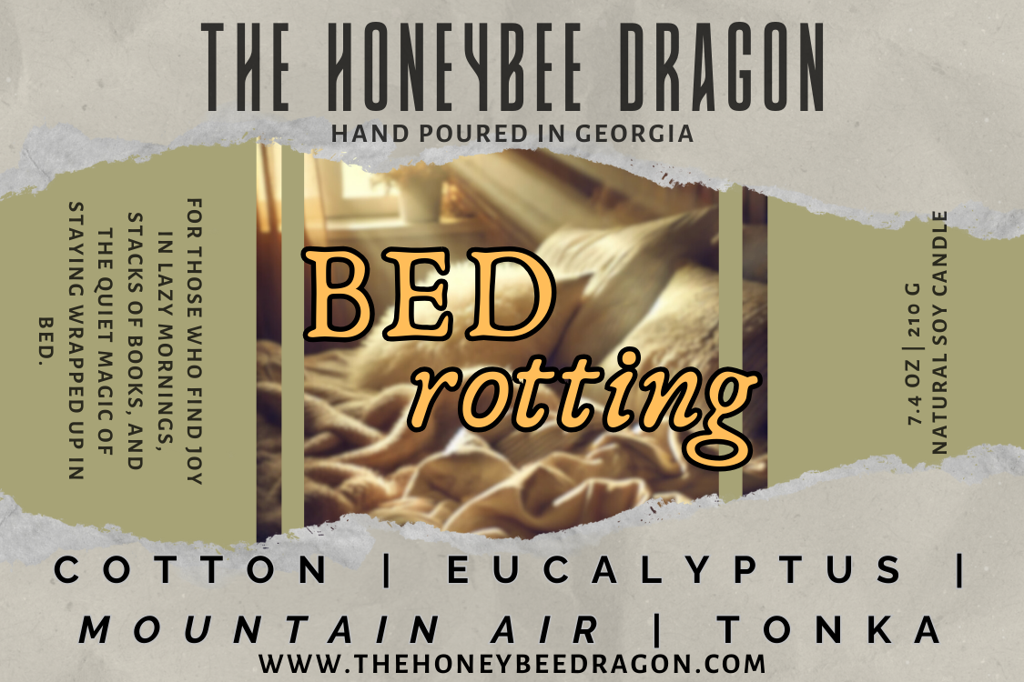 Bed Rotting Candle | Eucalyptus, Mountain Air & Cedarwood | 7.5 oz Soy