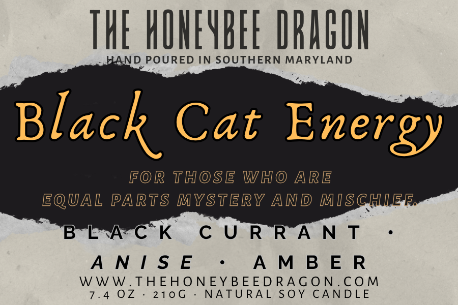 Black Cat Energy | Black Currant, Amber & Anise