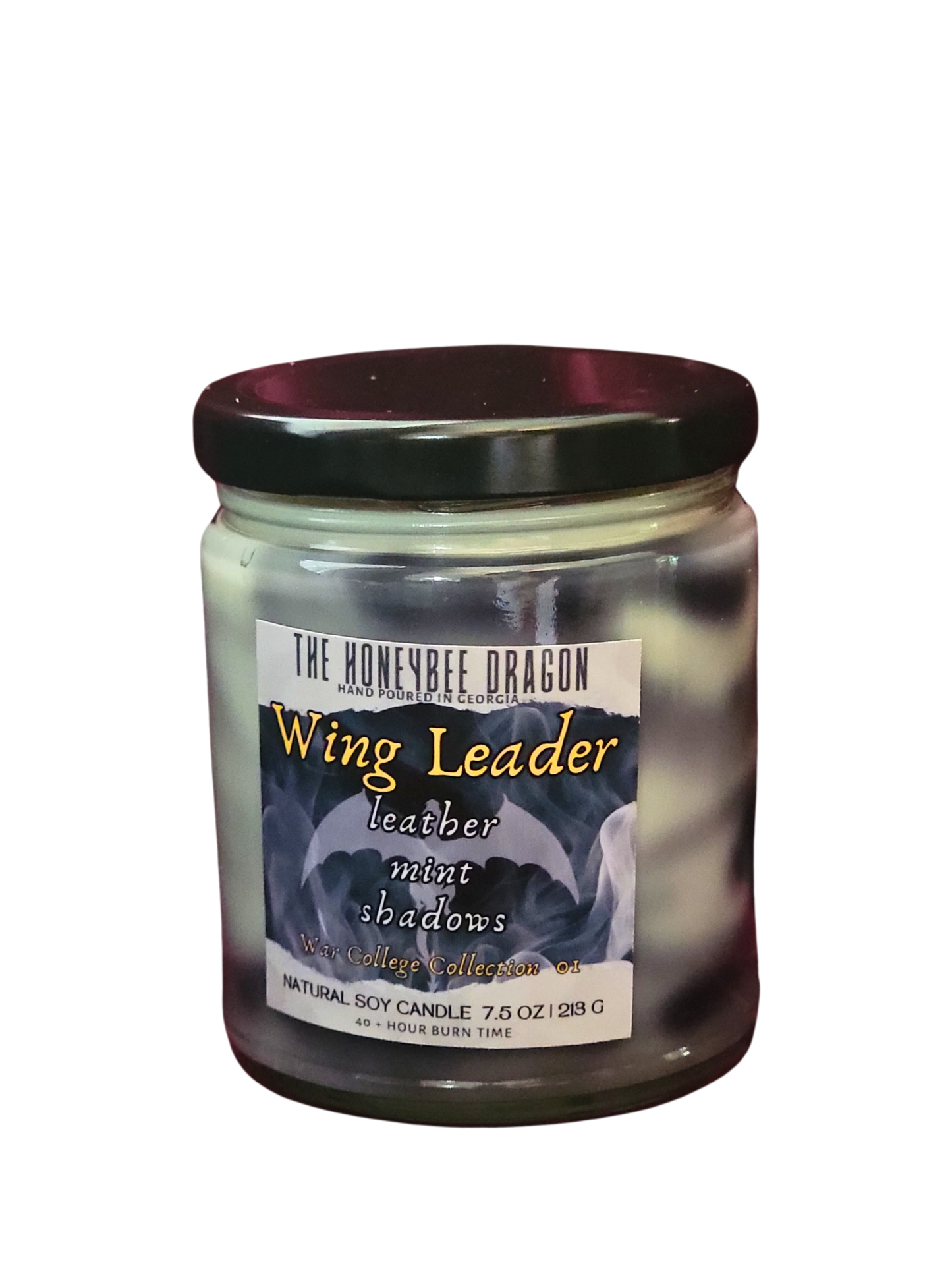 Wing Leader Bookish Candle | Eucalyptus, Mint & Leather | 7.5 oz Soy