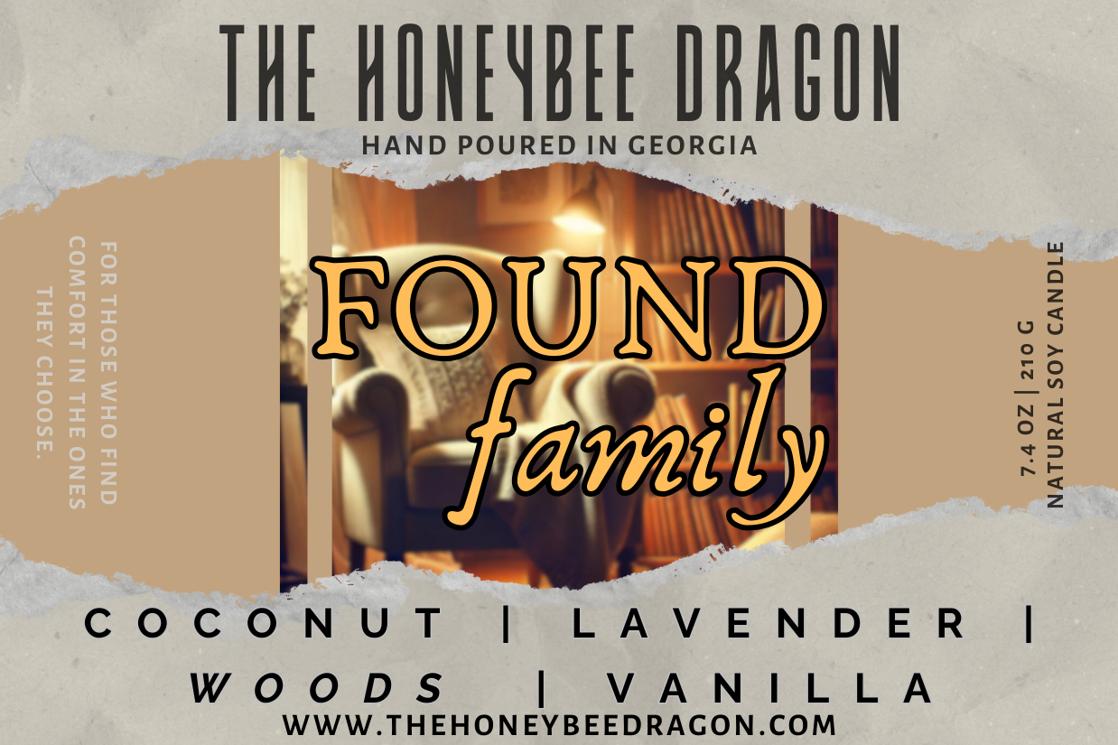 Found Family Candle | Coconut, Lavender, & Vanilla | 7.5 oz Soy