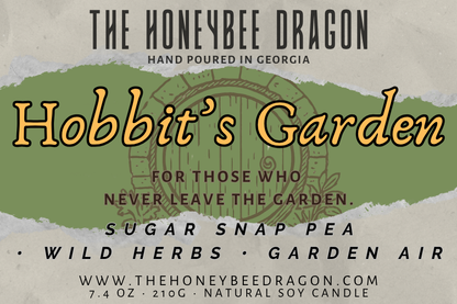 Hobbit’s Garden Candle | Garden Greens, Wild Herbs & Fresh Air | 7.4 oz Soy